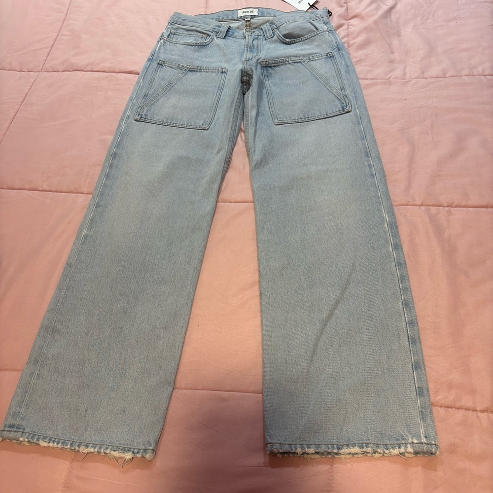 AGOLDE NWT LOW RISE LOOSE DOUBLE POCKET SZ 27